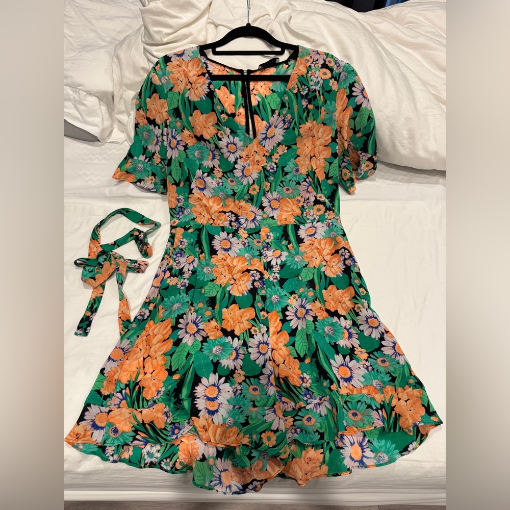 Sandro Multicolor Floral Romper